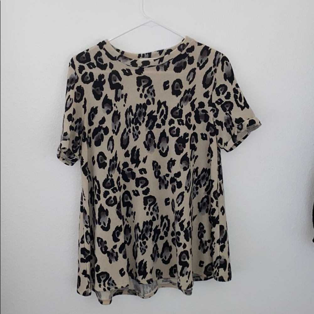 Cheetah print top